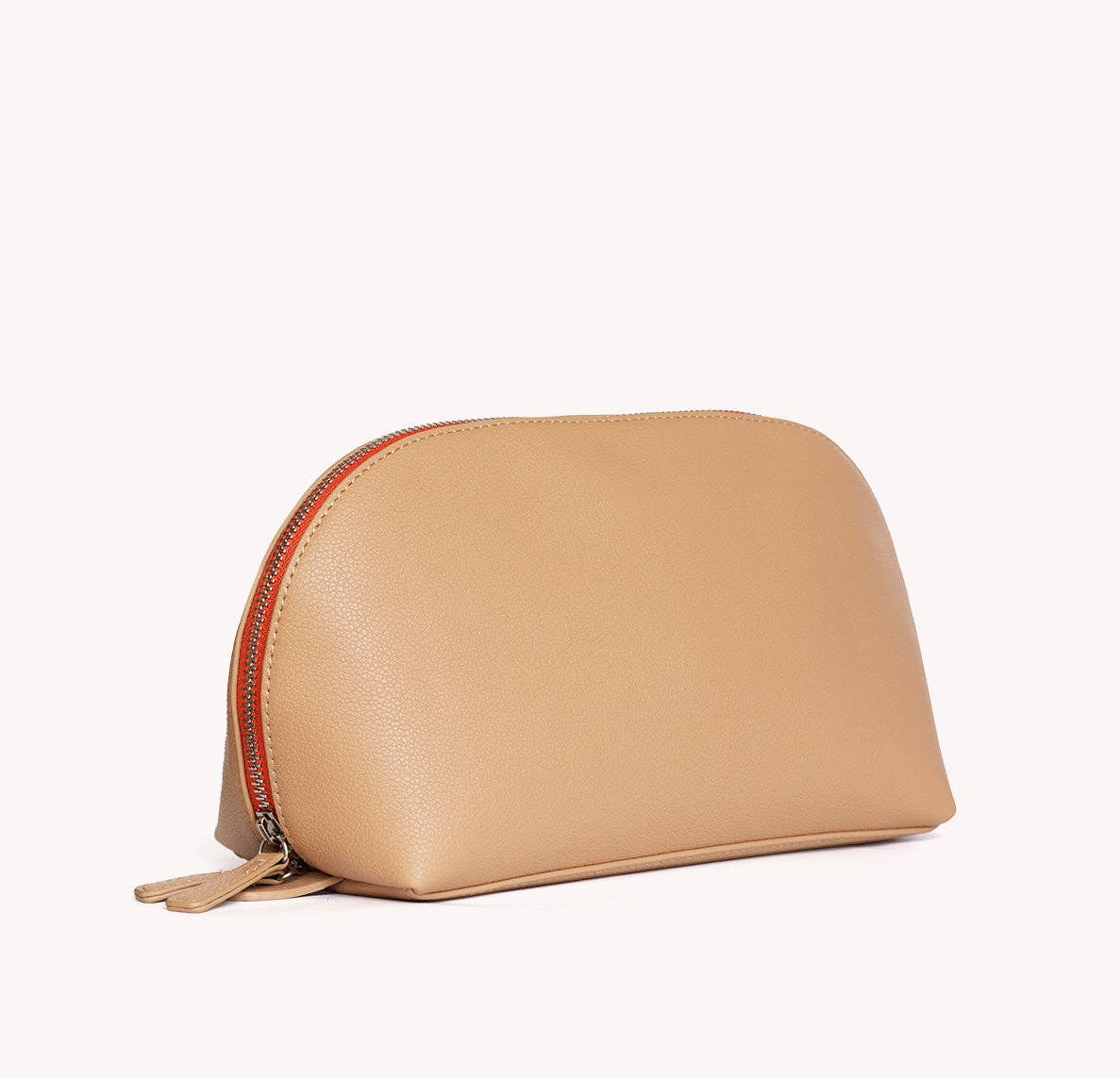 Vegan Leather Domed Pouch Large