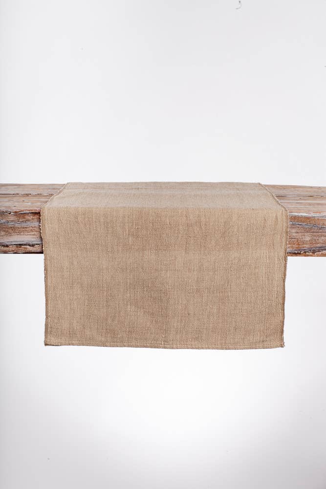 Saharan Silk Table Runner | Brown