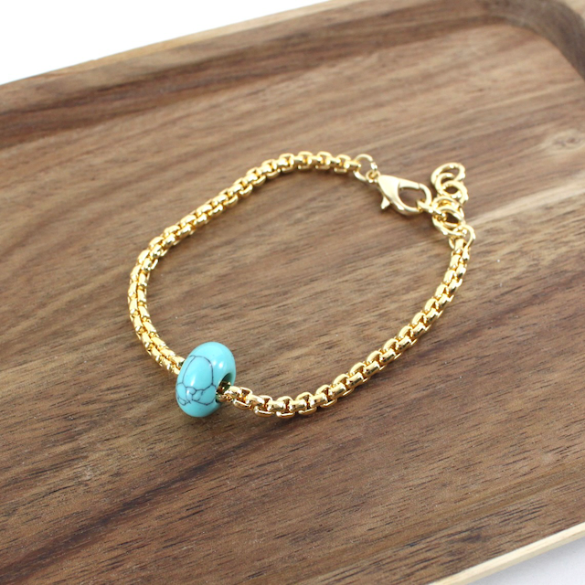 Stone Chain Bracelet