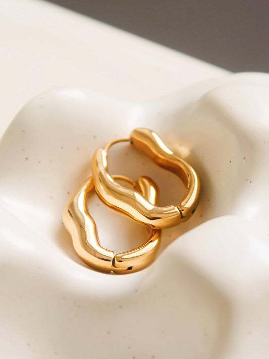 Darcy Oval Hoop Earring