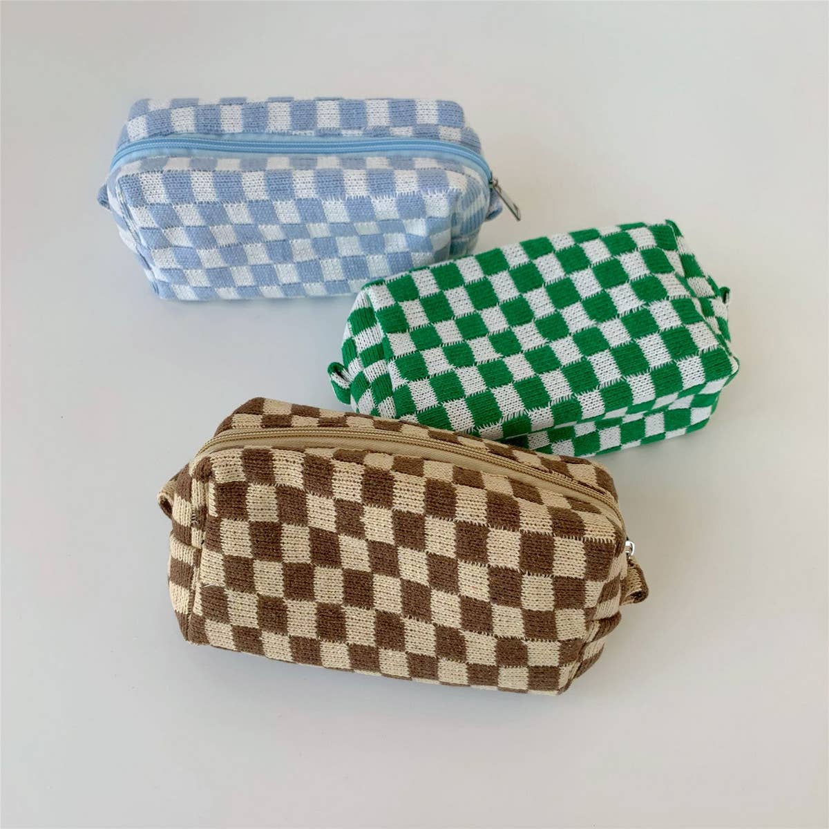 Mini Plaid Pouch