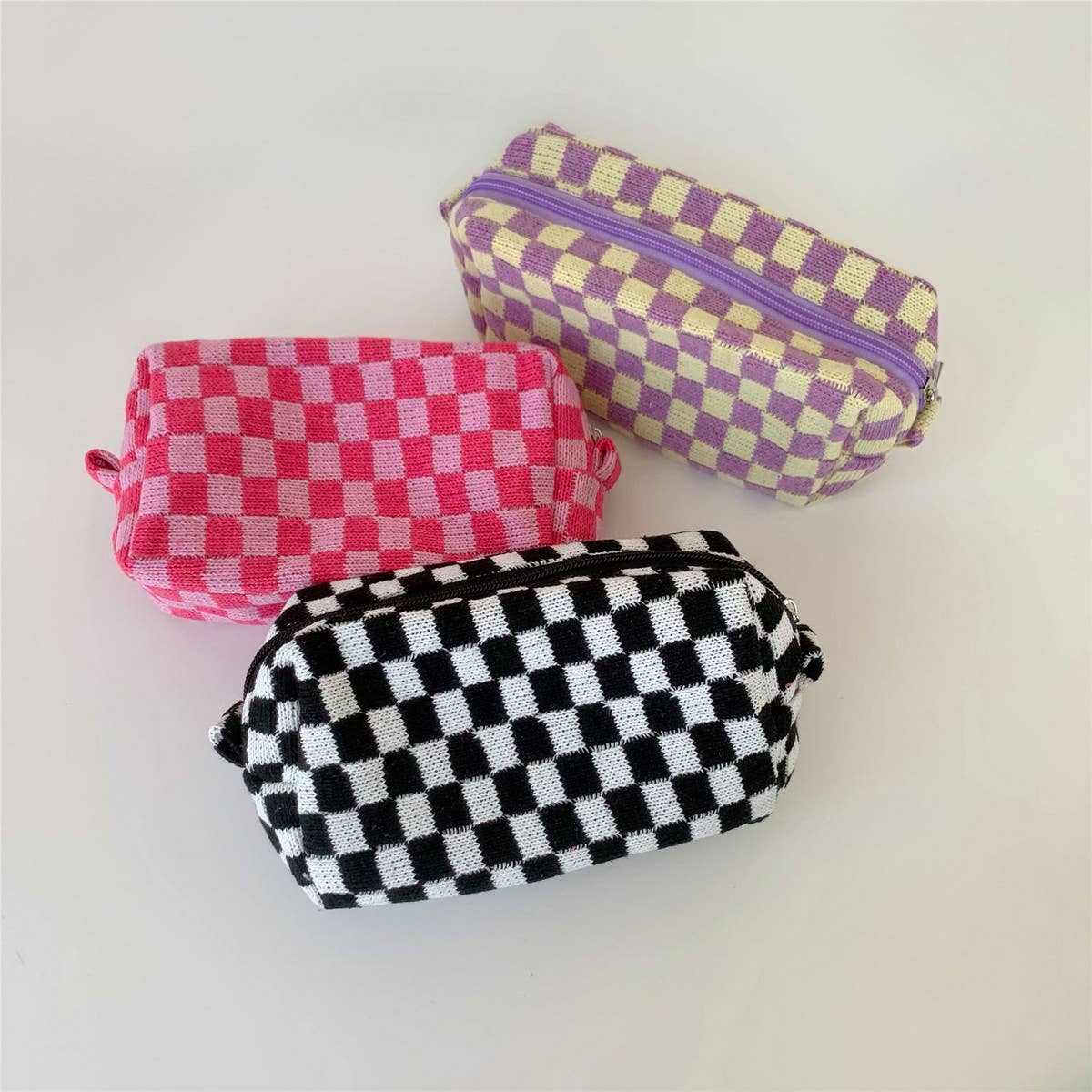 Mini Plaid Pouch