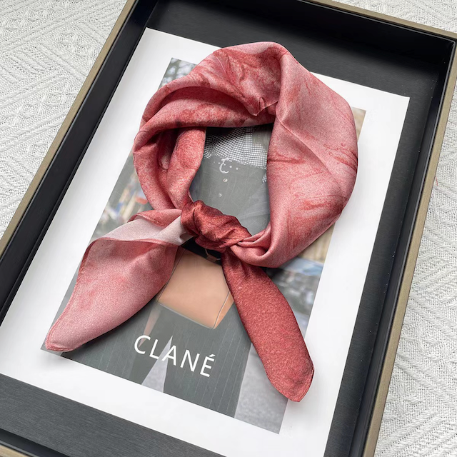 100% Silk Square Scarf (21"x21")