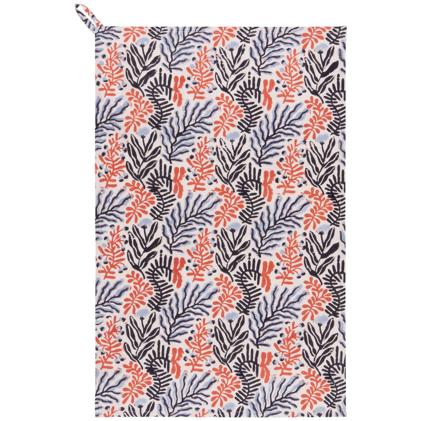 Danica Studio Entwine Cotton Block Printed Dishtowel