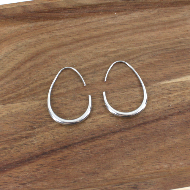 Hook Open Hoop Earrings
