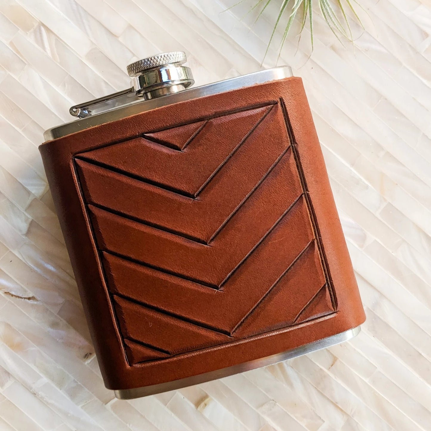 Tactile Craftworks Leather Flask